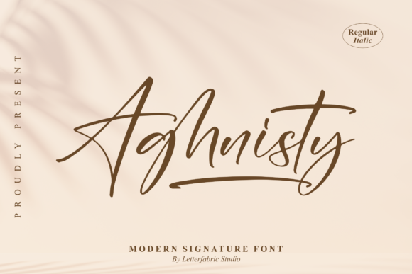Aghnisty: The Script Font That Elevates Your Web Design
