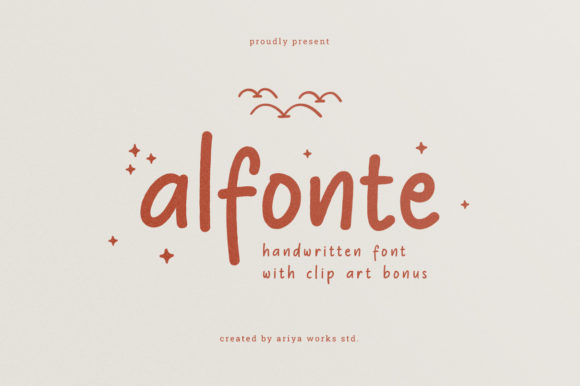 Alfonte: A Clean Script Font for Thoughtful Editorial Design