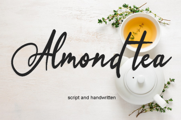 Almond Tea: A Romantic Script Handwritten Font for Branding