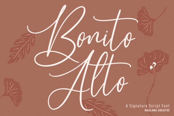 Alto Bonito: A Script Font for Creative Branding