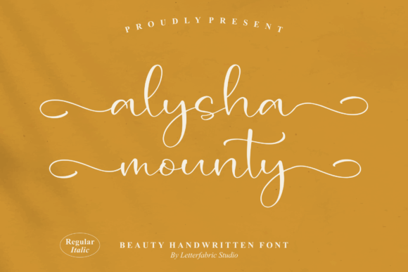 Alysha Mounty: The Script Font That Elevates Your Digital Brand