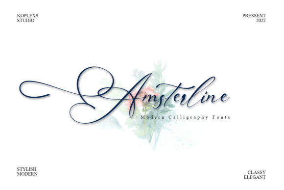 Amsterline: A Script Font That Breathes Life Into Your Handmade Creations