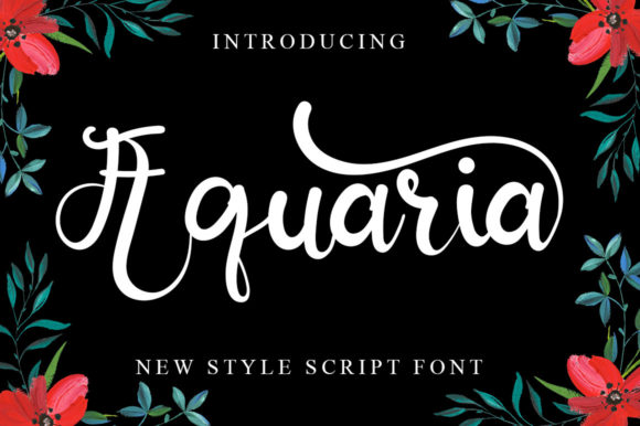 Aquaria Script Font for Elegant Branding