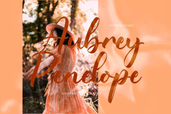 Aubrey Penelope Script Font for Elegant Digital Branding