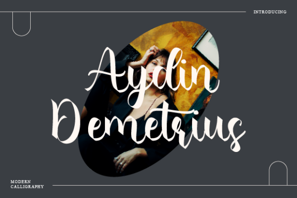 Aydin Demetrius: A Script Font for Creative Campaigns