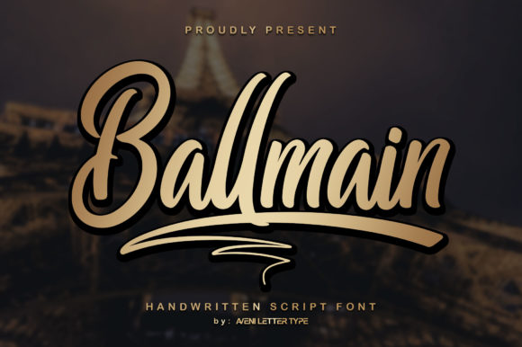 Ballmain Font: A Classy Script Handwritten Typeface for Digital Branding