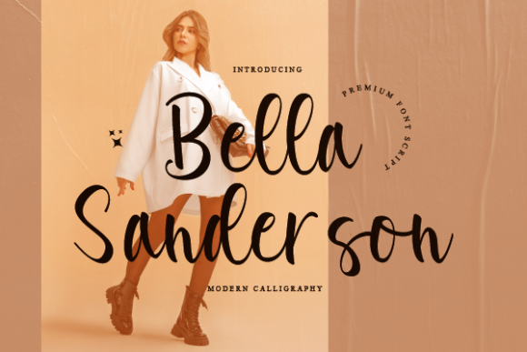 Bella Sanderson Script Font for Elegant Digital Branding