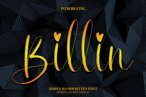 Billin: A Dainty Script Font for Editorial Warmth