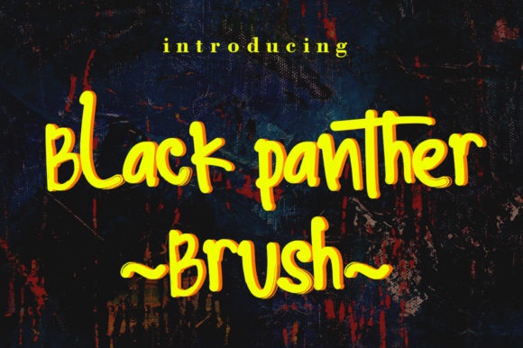 Black Panther Brush: A Premium Script Handwritten Font for Brand Builders