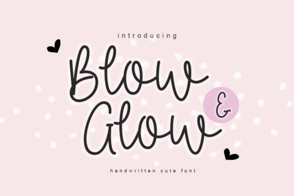 Blow Glow: A Vintage Script Font for Standout Campaign Typography