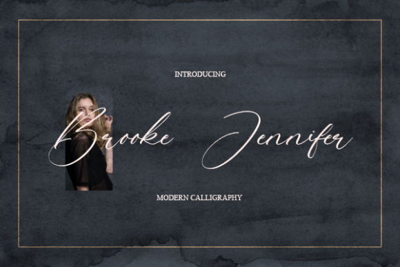 Brooke Jennifer: A Refined Script Handwritten Font
