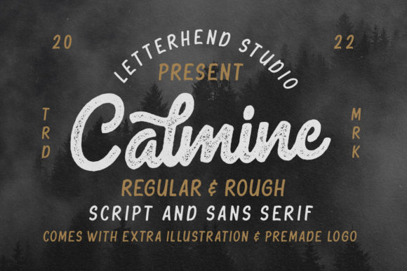 Calmine Duo: A Vintage Script & Sans Serif Font for Editorial Calm