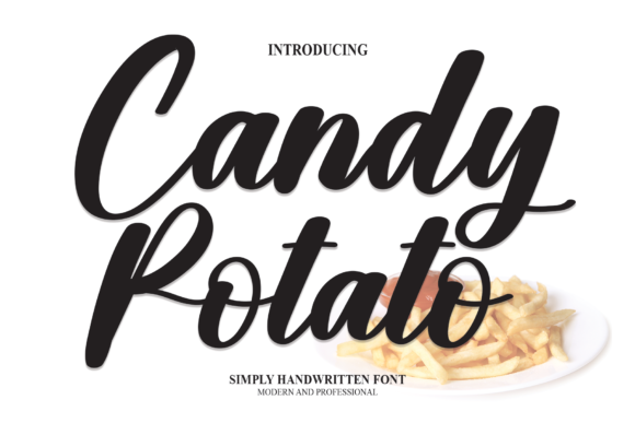 Candy Potato: A Script Font for Elegant Editorial Design