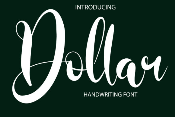 Dollar Script Font for Editorial Design