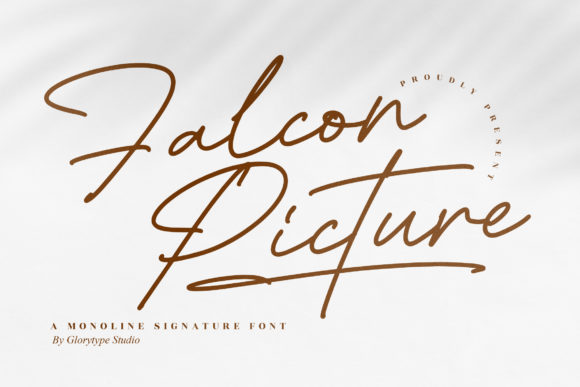 Falcon Picture Font for High-Vibe Campaign Visuals