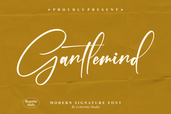 Gantlemind: The Perfect Script Font for Handmade Creators
