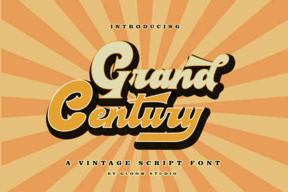 Grand Century: A Script Font for Editorial Design and Branding