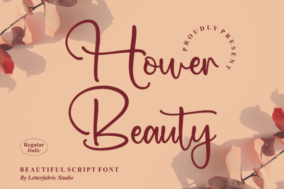 Hower Beauty: A Script Font for Creative Campaigns