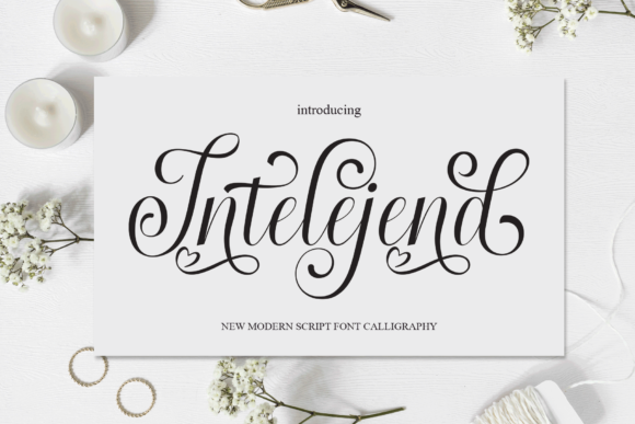 Intelejend: The Script Font That Elevates Your Campaigns
