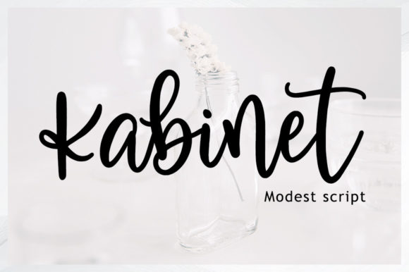 Kabinet: A Free-Flowing Script Handwritten Font for Premium Design