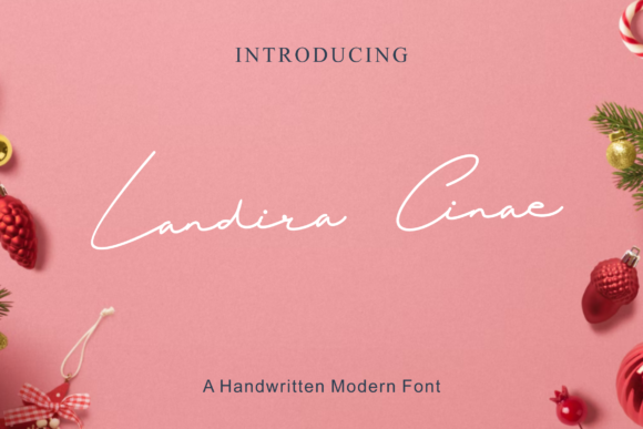 Landira Cinae: A Delicate Script Font for Modern Branding