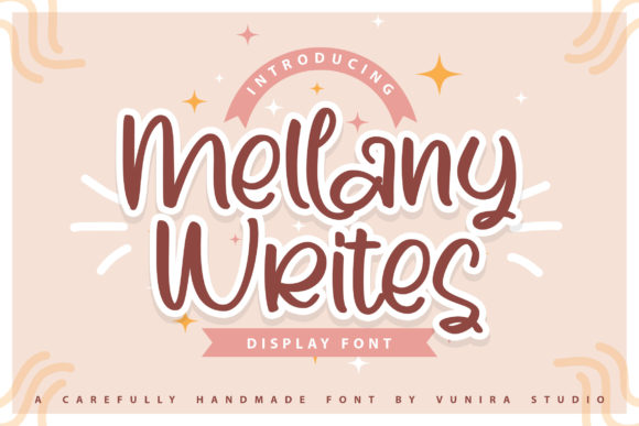 Mellany Writes: A Script Font for Elegant Branding and Creative Design