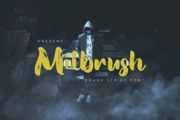 Milbrush: A Sweet & Delicate Script Handwritten Font for Elegant Branding