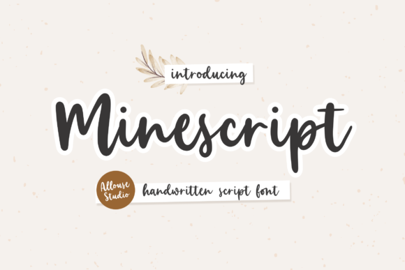 Minescript: A Script Font That Elevates Your Brand