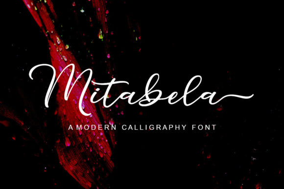 Mitabela: An Elegant Script Font for Editorial Design
