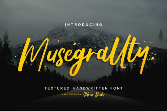 Musegrallty Script Font for Handmade Branding & Packaging