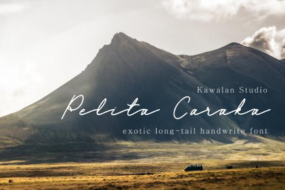 Pelita Caraka: The Minimalist Script Font for Modern Digital Campaigns