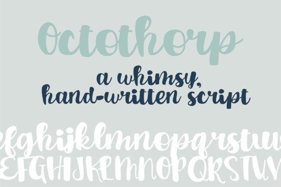 PN Octothorp: A Script Font for Creative Editorial Design