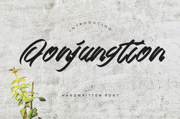 Qonjungtion: A Natural Script Handwritten Font for Campaign Design