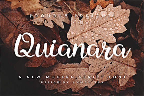Quianara: A Script Handwritten Font That Makes Your Campaign Stand Out