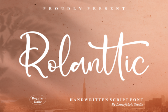 Rolanttic: A Delicate Script Font for Editorial Elegance