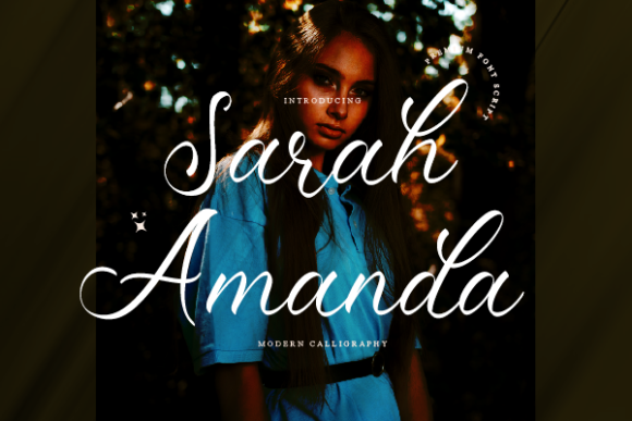 Sarah Amanda Font for Elegant Branding