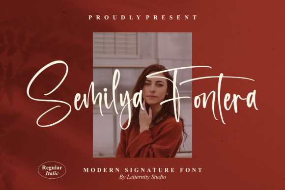 Semilya Fontera: A Script Font for Creative Campaigns