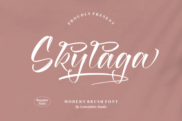 Skylaga: A Delicate Script Font for Modern Branding