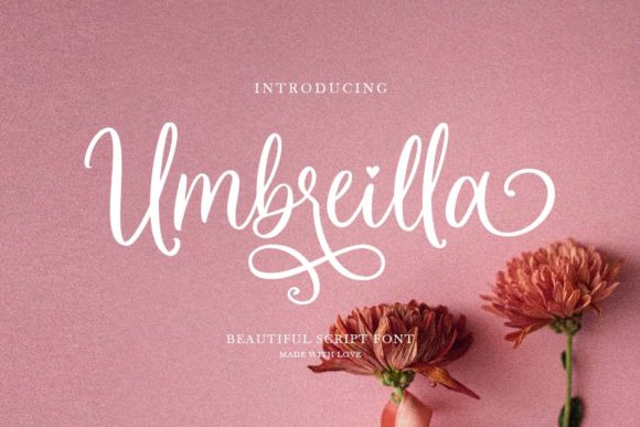 Umbreilla: A Modern Script Font for Handmade Charm